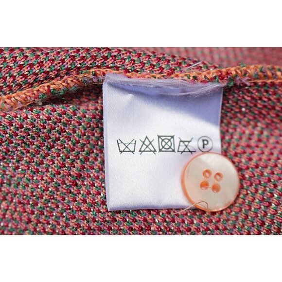 Mary Katrantzou - Button Front Floral Cardigan in a Silk Cashmere Blend, Med - Picture 9 of 12